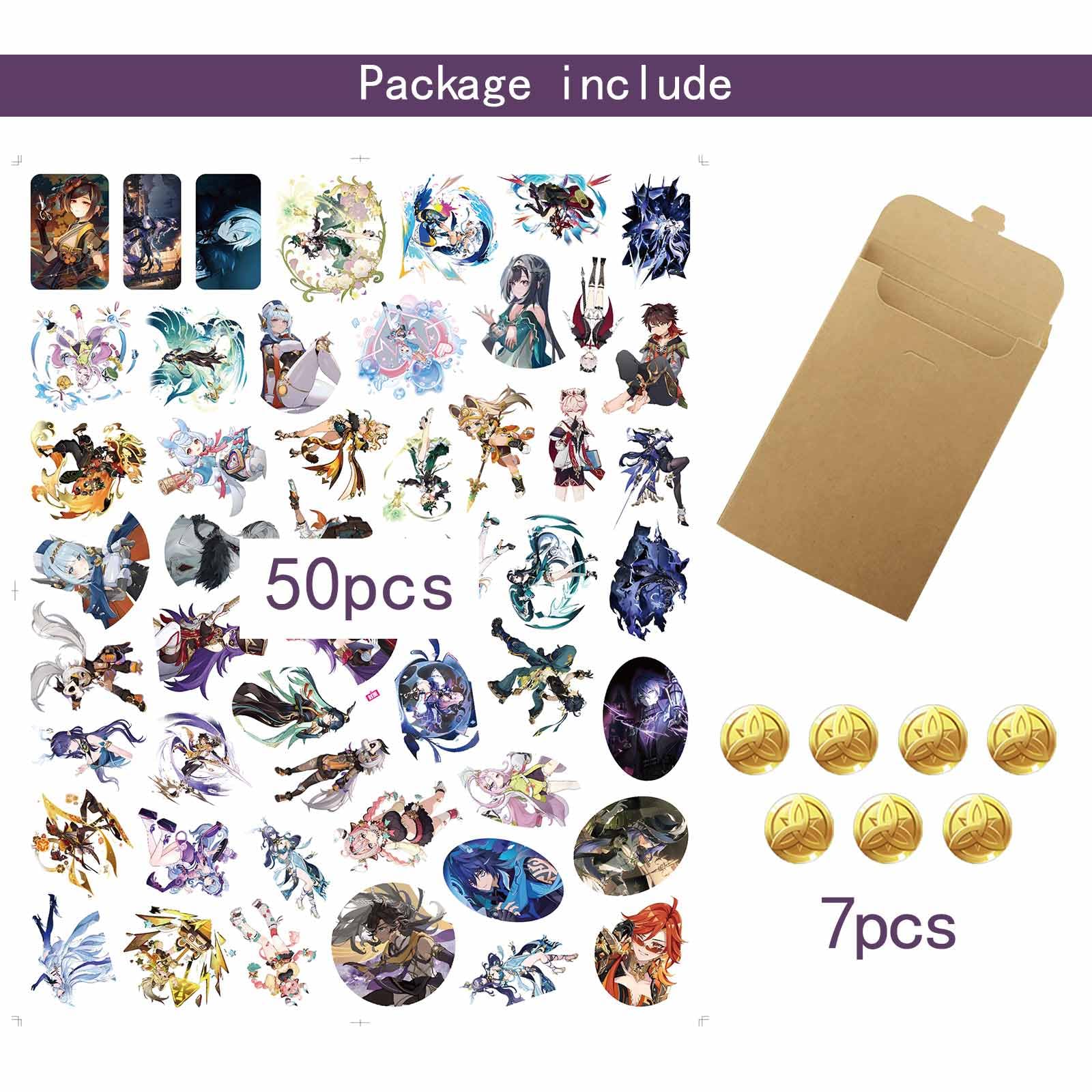 Amazon.com: Genshin Impact Sticker Nod-Krai‌ Latest Figure with